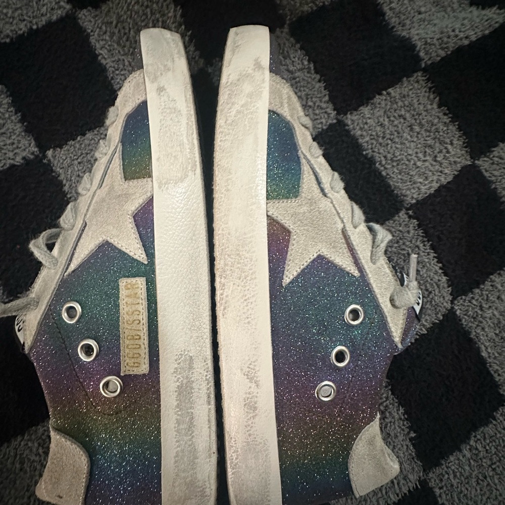 Golden Goose Matte Glitter Superstars size 37 - Picture 3 of 13